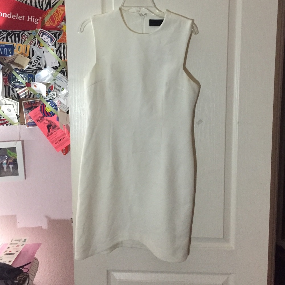 white dress